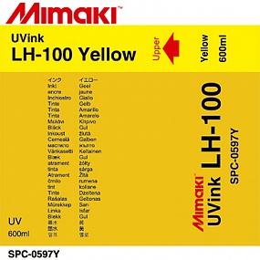 Чернила Mimaki LH-100 UV LED curable ink (Yellow), 600ml