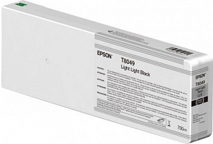 Картридж Epson T8049 Ultrachrome HDX (light light black) 700 мл