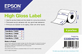 Бумага Epson High Gloss Label 102мм x 76мм