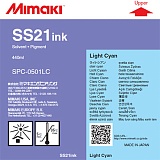 Сольвентные чернила Mimaki SS21 Solvent (Light Cyan), 440ml