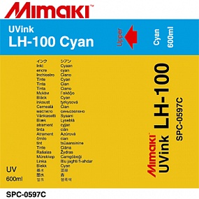 Чернила Mimaki LH-100 UV LED curable ink (Cyan), 600ml