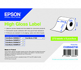 Бумага Epson High Gloss Label, глянцевая, 105мм x 210мм