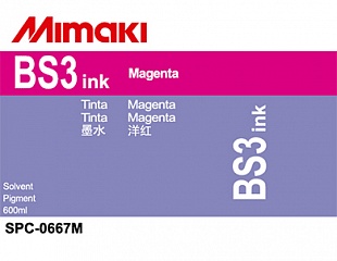 Сольвентные чернила Mimaki BS3 Inks (Magenta), 600ml