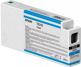 Картридж Epson T8242 Ultrachrome HDX (cyan) 350 мл