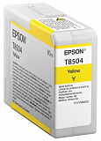 Epson T8504 UltraChrome HD (yellow), 80 мл