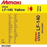 Чернила Mimaki LF-140 UV LED curable ink (Yellow), 600ml