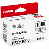Картридж Canon PFI-1000PGY (photo gray) 80 мл