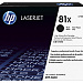 Картридж HP LaserJet 81x (black), 25 000 стр.