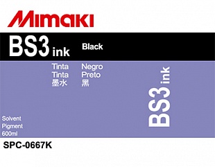 Сольвентные чернила Mimaki BS3 Inks (Black), 600ml