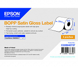Бумага Epson BOPP Satin Gloss Label, полуглянцевая, 203мм x 68м