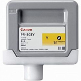 Картридж Canon PFI-303Y (yellow) 330 мл