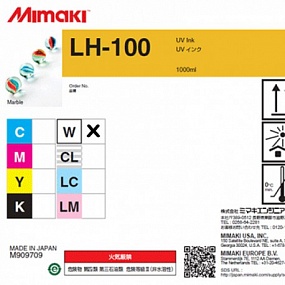 Чернила Mimaki LH-100 UV LED curable ink (White), 1000ml