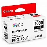 Картридж Canon PFI-1000MBK (matte black) 80 мл