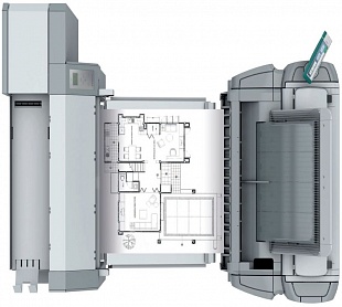 Черно-белая инженерная система (плоттер) Oce PlotWave 500 P2R с двумя рулонами